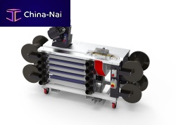 Hose crimping machine MOBILE WORKSHOP 1-1/4" 4WSautomaticwith integrated cut-off saw