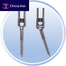 Polyaxial pedicle screw metallic