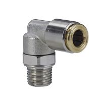 Pneumatic fitting MP Linescrew-inpush-inelbow