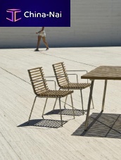Contemporary chair TRAMA 120walnutstainless steel basestackable