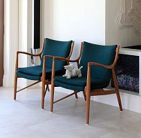 Scandinavian design armchair 45leatherfabricoak