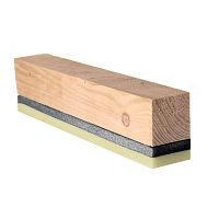 Foam core two-component insulation board PROFLOOR DYNAMIC BATTENwood facingfor wallfor flooring