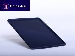 Aircraft cabin meal tray plastic