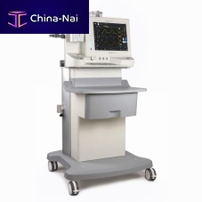 Trolley-mounted anesthesia workstation MORPHEUS NDwith respiratory monitoringwith gas scavenging system