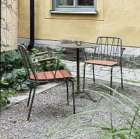 Contemporary garden chair Rousseauoutdoorzincoak