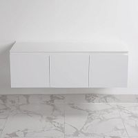 Contemporary bathroom cabinet LUXORcompositewall-mounted