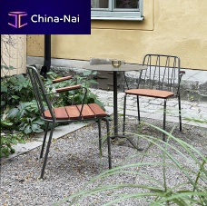 Contemporary garden chair Rousseauoutdoorzincoak