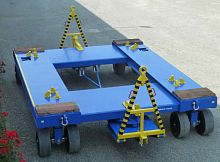ULD trailer 2-axlewith swiveling front axlefor airport