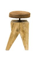 Contemporary stool FST0130solid woodsolid wood baseswivel