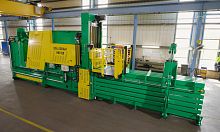 Horizontal baling press HBC seriestop-loadingchannelfor waste
