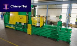 Horizontal baling press HBC seriestop-loadingchannelfor waste