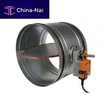 Automatic air damper with servo-motor