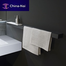 More than 3 bars towel rack MI18wall-mountedmetalwith soap dish