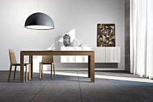 Contemporary chair IDENTITY : LISAoakhomewithout armrests