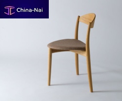 Contemporary chair HOZUKIindoorfabricsolid wood