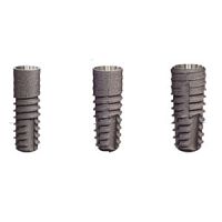 Cylindrical dental implant S-B seriestitaniuminternal hexagonstraight