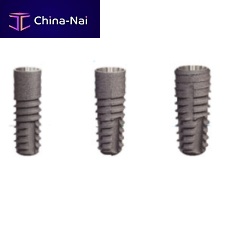 Cylindrical dental implant S-B seriestitaniuminternal hexagonstraight