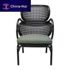 Contemporary armchair Current LACfabricaluminumrecycled plastic