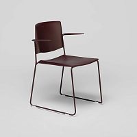 Contemporary chair EMA WITH OPEN BACKREST AND ARMSindoorfabricpolypropylene