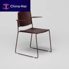 Contemporary chair EMA WITH OPEN BACKREST AND ARMSindoorfabricpolypropylene