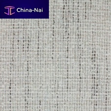 Plain sheer curtain fabric COLETTE woolacrylicPES