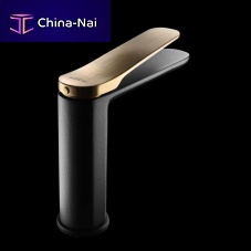 Washbasin mixer tap NUMRO 1 Harmonie : 115100countertopchromed metalbrass
