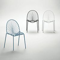 Contemporary chair SEN-SUmetalhomeblue