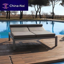 Contemporary sun lounger TIFFANYSunbrella®Stamskin®aluminum