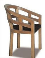 Contemporary chair SAINT-CLOUDbentwoodwoodenhome