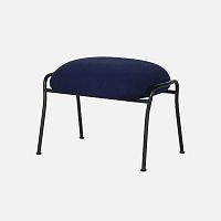 Contemporary ottoman HAI metalupholstered