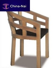 Contemporary chair SAINT-CLOUDbentwoodwoodenhome