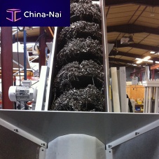 Metal chip briquetting machine