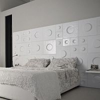 Indoor tile WHITEwallfloorMurano glass