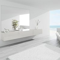Wall-mounted bathroom mirror FLOTAL Efree-standingcontemporaryrectangular