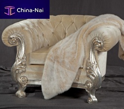 Traditional club chair MANCHESTERfaux furleathervelvet