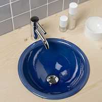 Countertop washbasin EIVISSAsandstone1-holewithout overflow