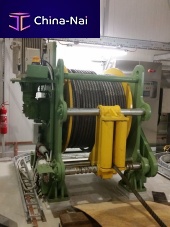 Ship winch SPE 039storageelectric drivesingle-drum