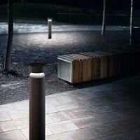 Garden bollard light BUZZERurbancontemporarycast aluminum
