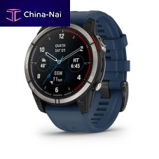 Sailing wristwatch with GPS quatix® 7 Sapphire Editionwith tide information