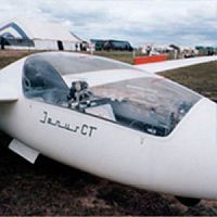 Glider aircraft canopy acrylicpolycarbonate