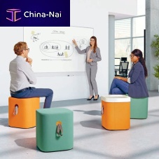 Contemporary pouf COLOQfabricpolyurethane foamsquare
