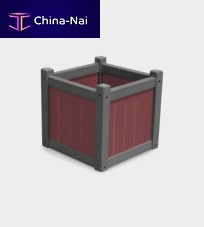 Recycled plastic planter PX1414squarecustomcontemporary