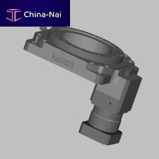 Electric rotary table HRT350JS-L2horizontalcompactmechanical