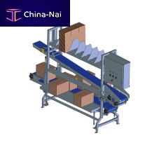 Belt conveyor horizontalfor fishfor boxes