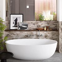 Oval bathtub Delightfree-standingprofessionalcontemporary