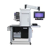 Label counting machine containerfor traysfor trays
