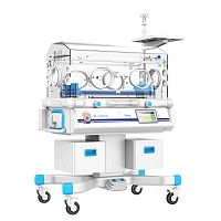 Infant incubator on casters BIN-4000A/B/Cheight-adjustablewith touchscreenfoot-operated