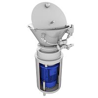 Food waste compactor stationary