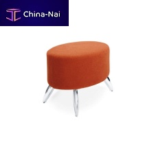 Contemporary pouf ISLAMORADAfabricwoodenpolished aluminum