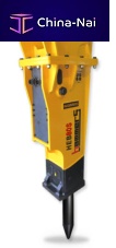 Hydraulic breaker HEB-S seriesfor excavatorsvertical